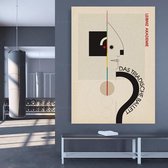 Das Triadische Ballett Bauhaus Poster - 20x25cm Canvas - Multi-color