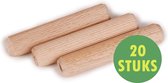 Deuvels | 16x80 mm | 20 stuks | Duurzaam | AMCO | Klussen / Hobby / Knutselen