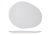 Palissandro Wit Dinerbord - Ovaal - 42x33xh2cm