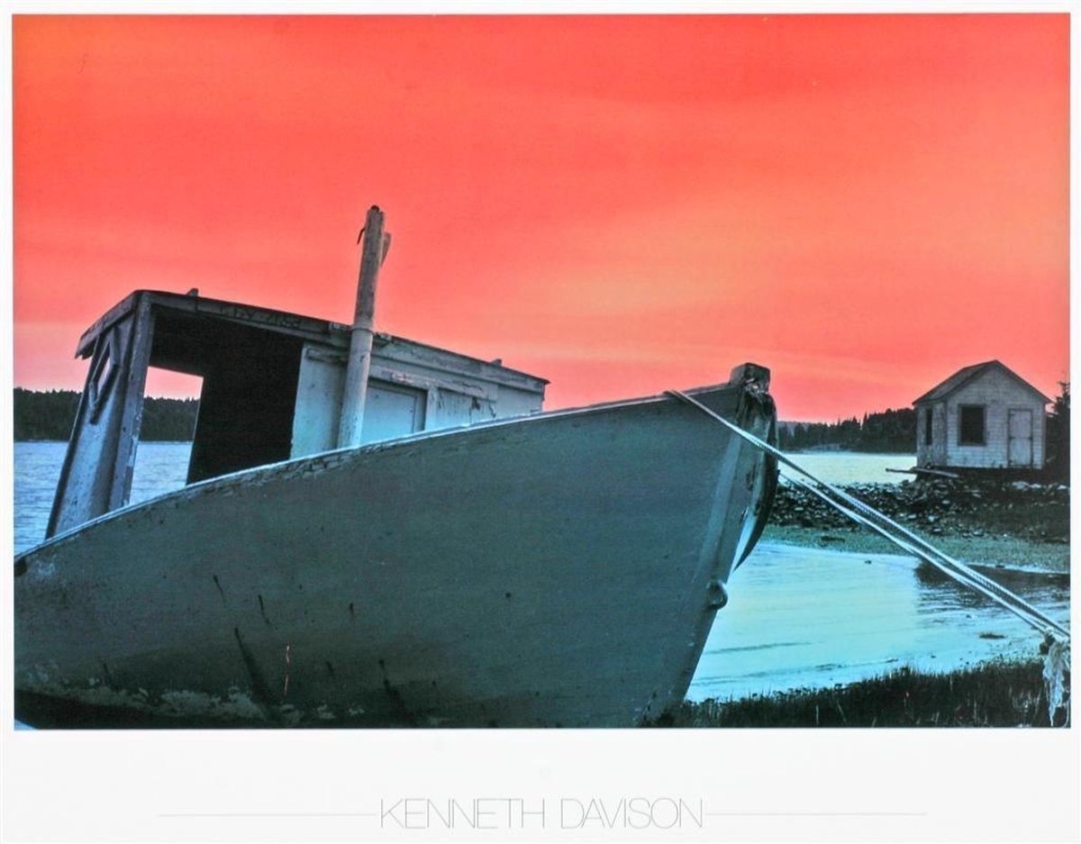 Catch Projecten Poster - Lunenberg - Kenneth Davidson - Kleur - Jaren 80 Rood, blauw