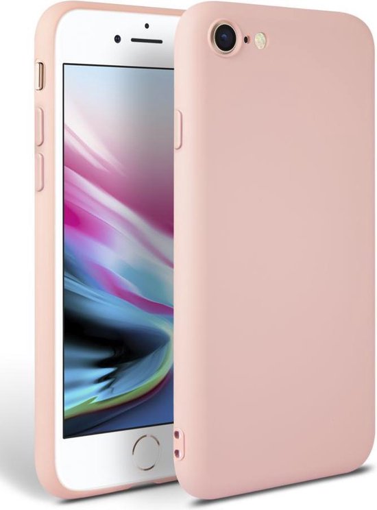 iParadise iPhone hoesje siliconen case - iPhone SE 2016 hoesje roze - iphone 5s... | bol.com