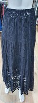 ibiza maxi rok, kleur zwart, maat one size
