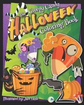 The Creepy Candy Halloween Coloring Book