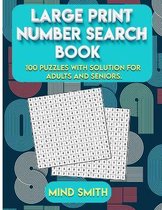 Large Print Number Search Book
