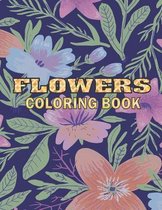 Flowers Coloring Book: A Simple Coloring Book for Kids and Adults, Creative Early Learning Activities, Relaxation With Beautiful Flowers Designs, Size