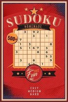 Sudoku Homemade - 500+ - Easy Medium Hard - 100% Fun