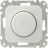 Merten Schneider Electric 5724 dimmer voor 230V gloeilamp halogeenlamp 60-400W aan/uit wissel polar wit