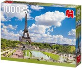 Jumbo Premium Collection Puzzel Eiffel tower in Summer Paris - Legpuzzel - 1000 stukjes