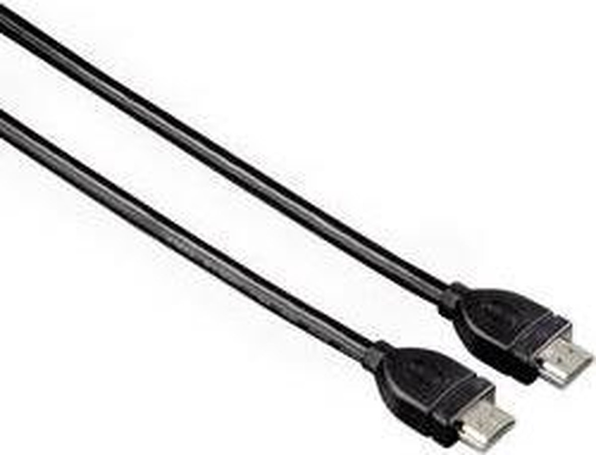 Image of Hama HDMI Aansluitkabel HDMI-A stekker, HDMI-A stekker 5.00 m Zwart 39667 Audio Return Channel (ARC), Ultra HD-HDMI HDMI-kabel