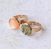 The Seabiza Collection - Ring - One Size - Oranje/Peach