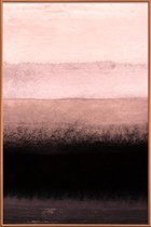 JUNIQE - Poster met kunststof lijst Shades of Pink -30x45 /Roze & Wit