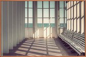 JUNIQE - Poster met kunststof lijst Ostsee -30x45 /Grijs & Wit