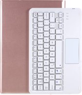 Lunso - Afneembare Keyboard Hoes - Geschikt voor Lenovo Tab P11 / P11 Plus - Roze Goud