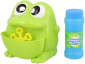 Bubble - bellenblaasmachine - kikker - inclusief bellenblaas 50 ml