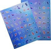 Holografische Stickers 112 stuks “Dinosaurus”