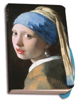 Notitieboek A6, zachte kaft: Meisje met de parel-Girl with the Pearl Earring, J. Vermeer,Mauritshuis