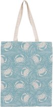 CGB Giftware Harbour Blue Crab Shopping Bag (Height: 42 cm Width: 34cm) (Blue)
