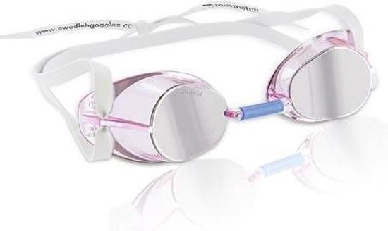 Malmsten Swim Goggles Jewel Collection Unisexe Wit/ Rose Taille unique