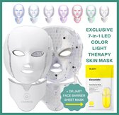 CAIRSKIN 7-in-1 Professional LED Face INCLUSIEF Nek Mask |Dr.Jart Ceramidin Barrier Mask| Lichttherapie | 7 LED Behandelingen | Anti Rimpel | Anti Acne Huidverzorging | Zuiverend | Anti Aging
