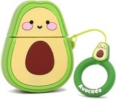 Airpods Hoesje | Airpods Case | Japanse Cartoon Kawaii Stijl Cute | Avocado