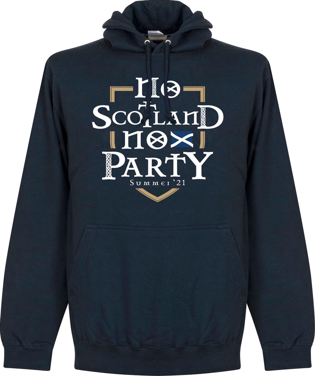 No Scotland No Party Hoodie - Navy - Kinderen - 140