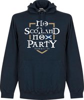 No Scotland No Party Hoodie - Navy - Kinderen - 140