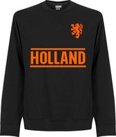 Nederlands Elftal Team Sweater - Zwart - Kinderen - 116