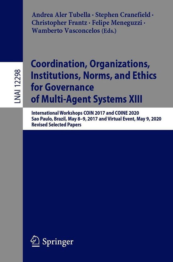 Springer Nature Proceedings Computer Science - Coordination, ... - cover
