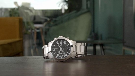 GUESS Watches Heren Horloge mm - zwart - | staal 45 bol - Ø W0668G3