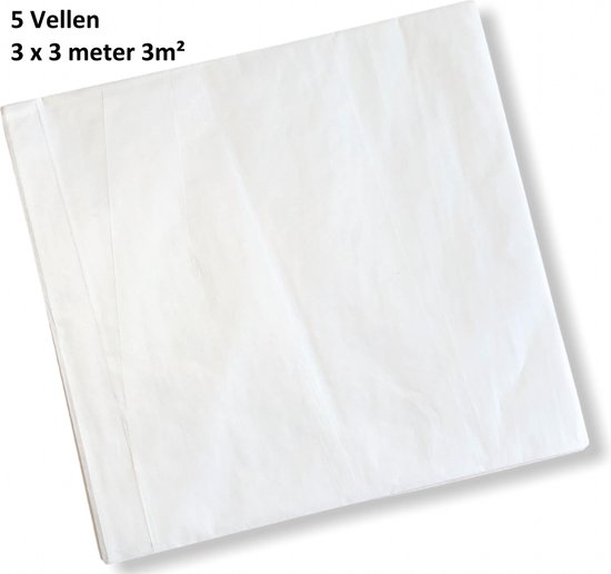 Romanschrijver Tot ziens Prooi Patroonpapier - 3 m2 - 300 x 300 cm - 5 Vellen - Doorzichtig papier |  bol.com