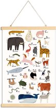 JUNIQE - Posterhanger Animal Friends II -60x90 /Kleurrijk