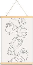 JUNIQE - Posterhanger Botanic -20x30 /Ivoor