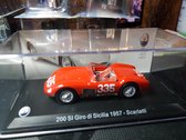 Maserati 200SI #335 SCARLATTI GIRO DI SICILIA 1957 1:43