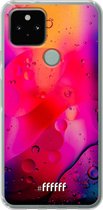 6F hoesje - geschikt voor Google Pixel 5 -  Transparant TPU Case - Colour Bokeh #ffffff