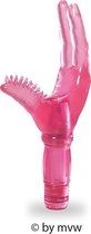 NMC - Two Finger Juice Junky - Vinger Vibrator - Roze - Water Bestendigd - Siliconen