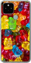 6F hoesje - geschikt voor Google Pixel 5 -  Transparant TPU Case - Gummy Bears #ffffff