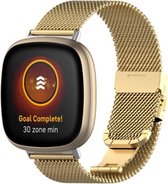 SVH Company FitBit Versa 3 / Sense Milanees Bandje – Goud – Milanese - One Size