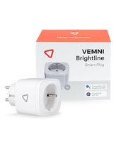 VEMNI Brightline - Slimme Stekker - Tijdschakelaar - Energiemeter - Smart Plug - Wifi Stekker - 1 Stuk