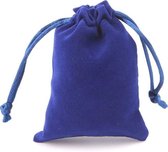 Polydice bag - dice bag - Dungeons and Dragons - zakje - DnD - blauw - 1 stuks