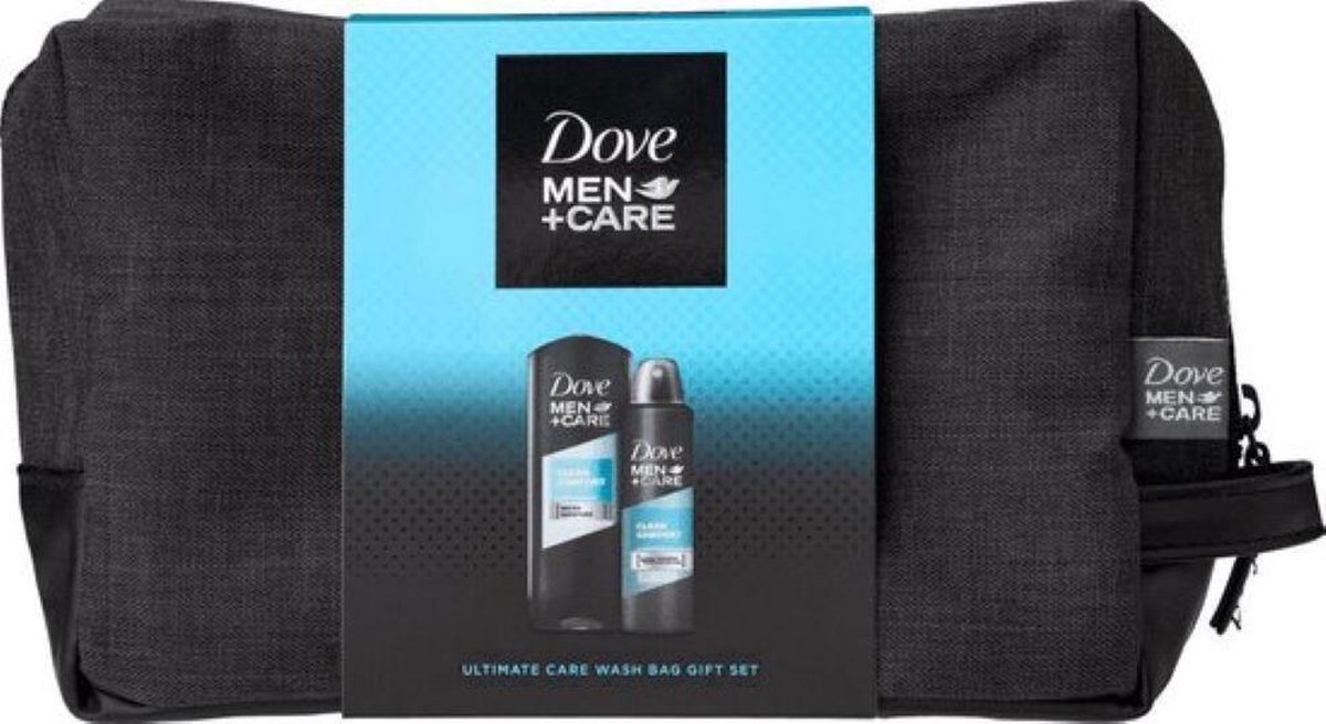 DOVE Luxe Geschenkverpakking 4 Men Stoer - Care Gift Set - Body & Face Wash + DEO 48h