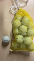 Golfballen gebruikt/lakeballs Titleist Pro V1 25 stuks in meshbag