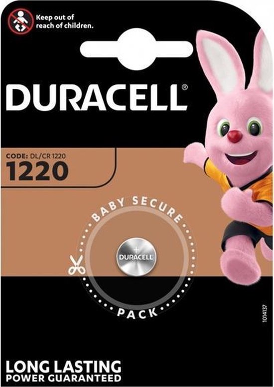 Duracell CR1220 D 1-BLIster (DL 1220) Lithium 3V niet-oplaadbare batterij