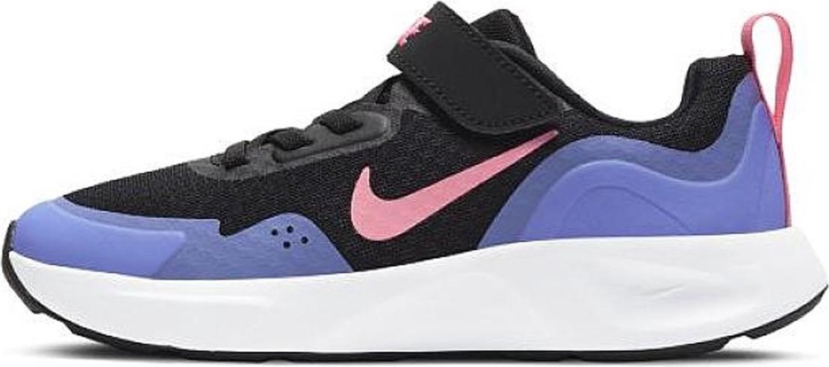 Nike Sneakers - Maat 33 - Unisex - zwart - paars - roze - wit | bol