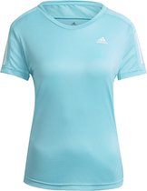 adidas - Own The Run Tee - Lichtblauw Sportshirt - M - Blauw