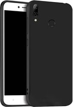 Huawei P Smart Plus 2018 hoesje zwart siliconen case hoes cover hoesjes