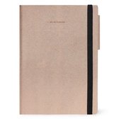 Legami My Notebook Large Rose Gold - Blanco