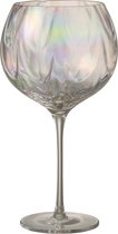 J-Line Wijnglas Oneffen Glas Transparant