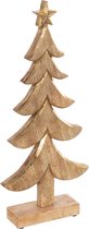 J-Line Kerstboom - hout - goud - large