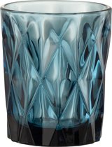 J-Line Drinkglas Mona Glas Blauw
