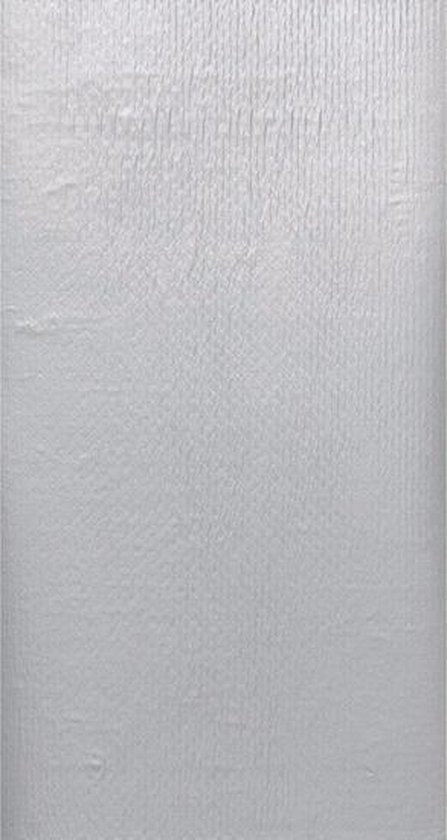 3x stuks zilverkleurig tafelkleed 138 x 220 cm - wegwerp tafellaken